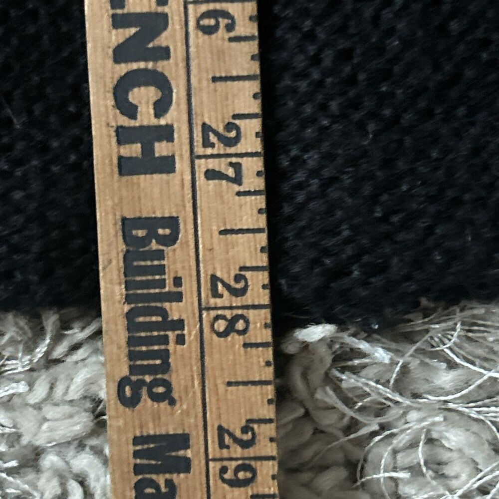 Liquid By Sioni Cardigan Black Embroidered Wool & Mohair Buttoned Sweater Sz L - Picture 11 of 11
